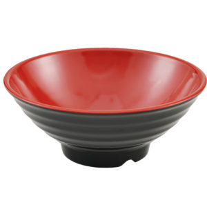 J-8 ss 1000ML restaurant tableware two tone serving ware 100% melamine ramen noodle bowl