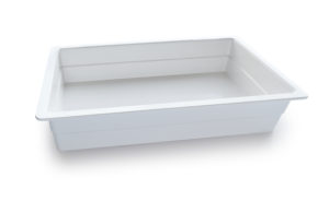 18-6221D Factory price hard plastic GN 1/1 food  pan buffet grill container A5 melamine serving tray