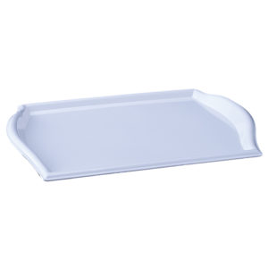 15-60206 Food service white plastic oversize 100% melamine tray