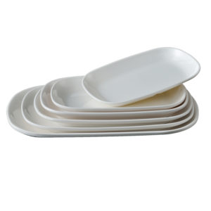 309 Wholesale FDA certificate best plastic tableware US hot sell melamine sushi plate set for Kaiten-zushi and restaurant and household