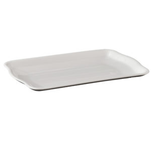 6112 Factory wholesale plastic bread plate  serving dinnerware rectangle A5 melamine tray