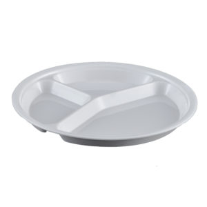 6310 dishwasher safe best plastic school tableware hot selling melamine 3 compartments plate