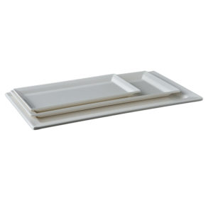8011 Qualified safe food grade best plastic tableware hot selling melamine rectangle plate for restaurant