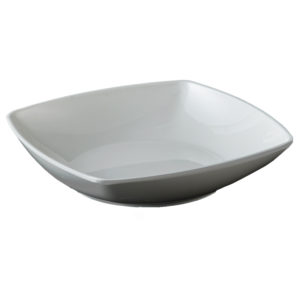 8208 safe food grade best plastic tableware hot seller melamine square deep plate restaurant and household dinnerware