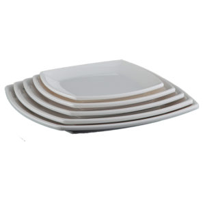 8311 Best Seller Factory direct wholesale safe food grade best plastic tableware hot seller melamine square plate restaurant and household dinnerware