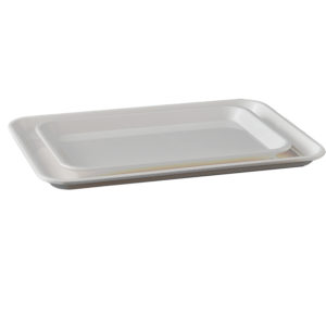 B-11 Factory price dishwasher safe hard plastic buffet grill plate A5 melamine serving tray