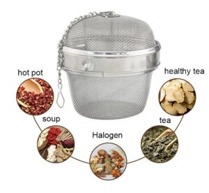 Creative kitchenware seasoning leaking stainless steel infuser flavor ball